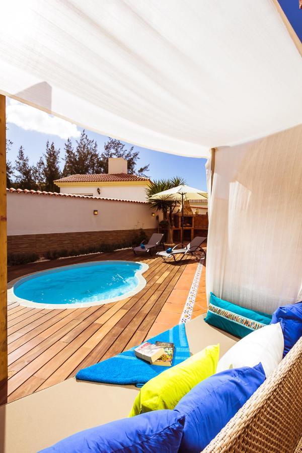 Villa Hibiscus Centrum Corralejo Beach Private Pool Family Exterior foto
