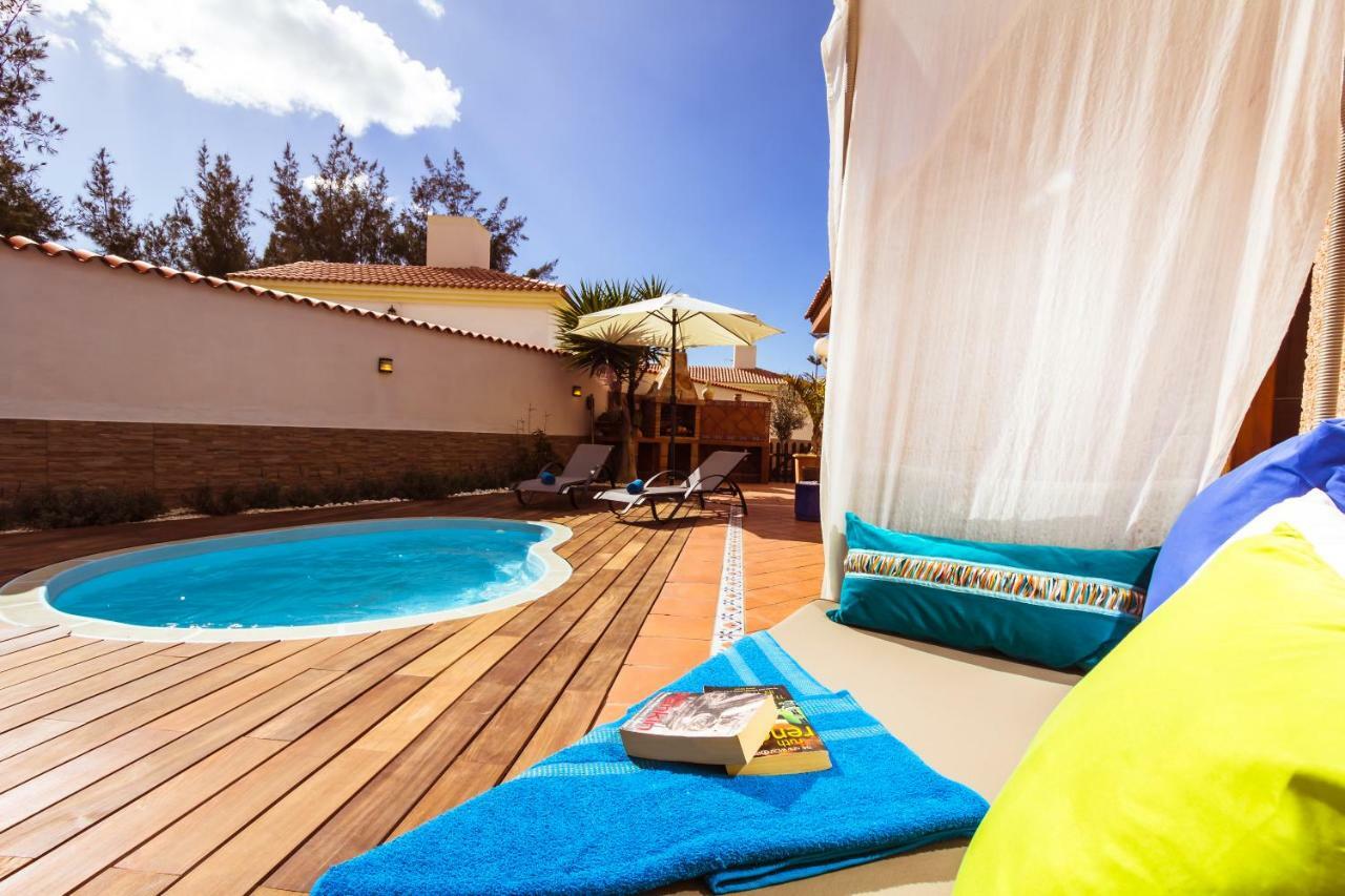 Villa Hibiscus Centrum Corralejo Beach Private Pool Family Exterior foto